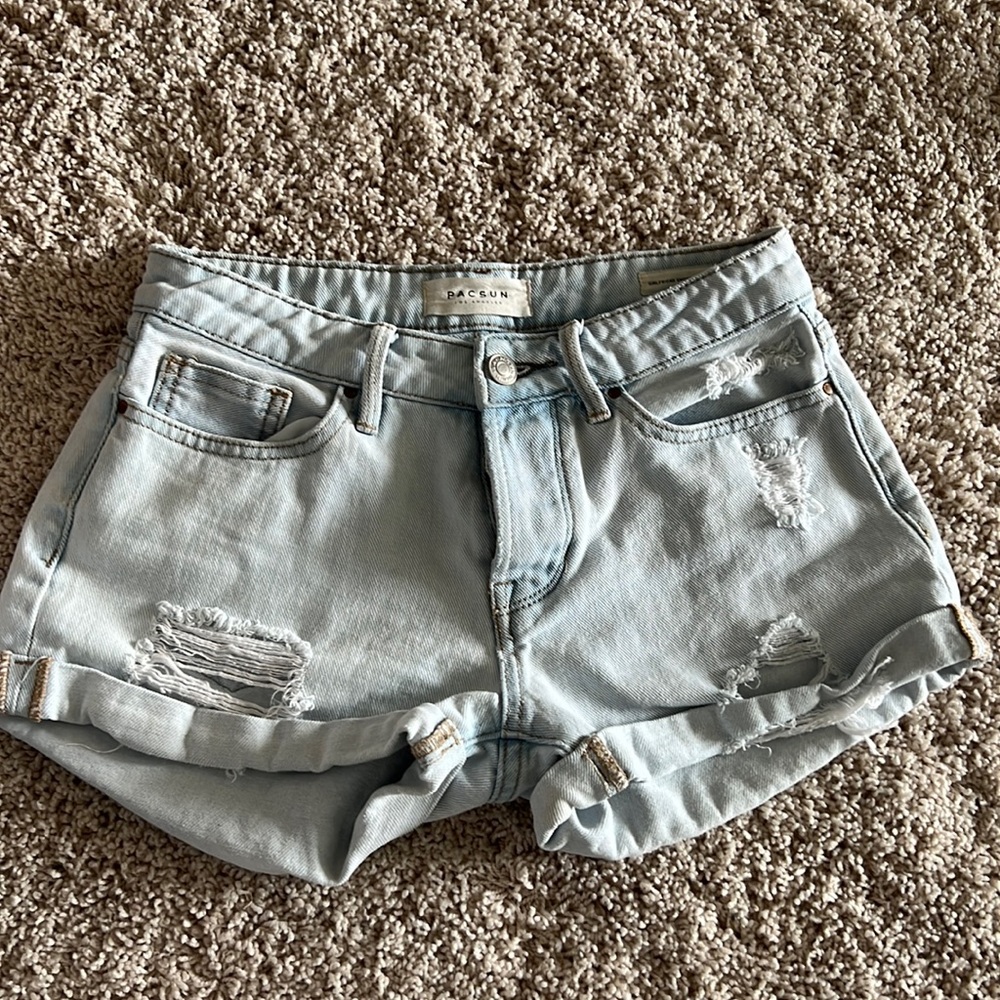 Light Wash Pacsun Jean Shorts